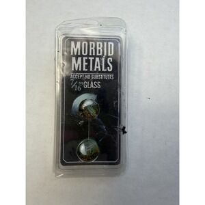 Morbid Metals glass double flared plugs earrings gauges 7/16" jellyfish